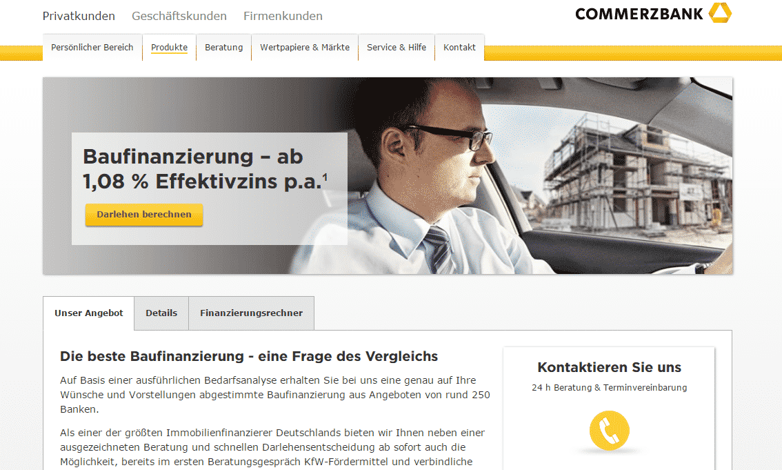 Commerzbank Baufinanzierung Test Der Große Testbericht 2024